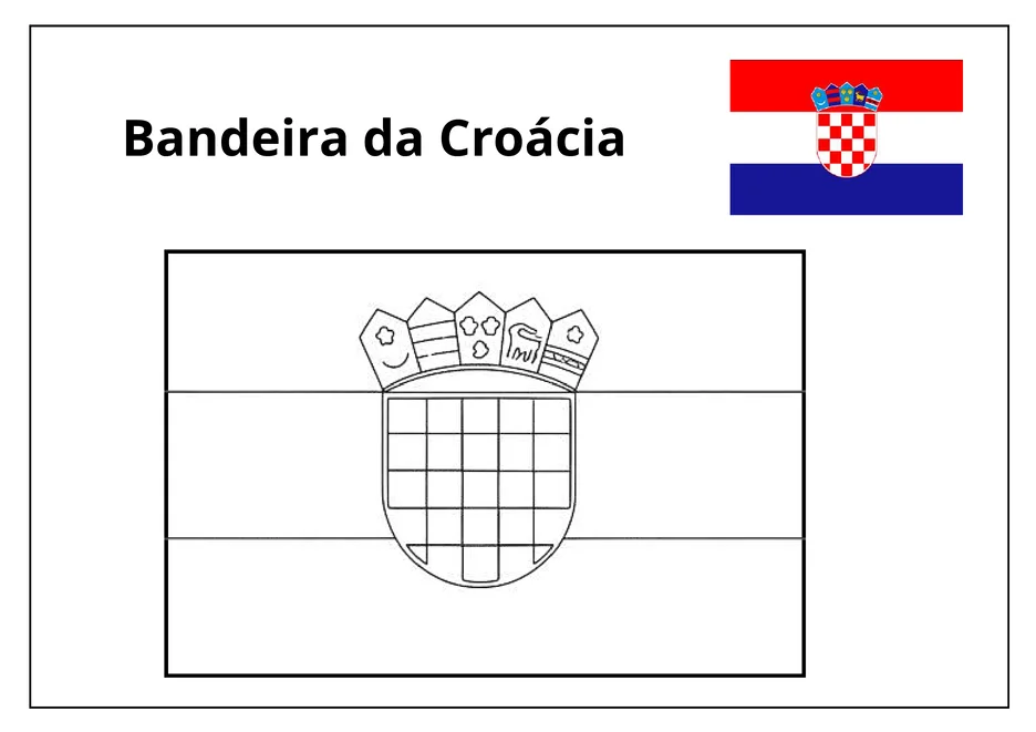 Bandeiras dos paises da copa do mundo 2026 para colorir para imprimir e colorir - imagem 19
